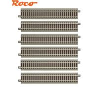 Roco H0 61110-S voie droite G200 geoLine (6 pièces) - NEUF