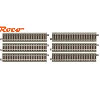 Roco Voie droite H0 61111 – G185 185 mm – 6 pièces – Neuf