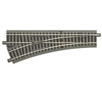 Roco H0 61140 - Aiguillage Gauche (Geoline) pour Handbetrieb. Longueur 200 MM,