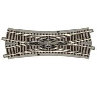 Roco Voie HO Croisement double anglais 61164 geoLINE – 200 mm, rayon 502,7 mm, 22,5°