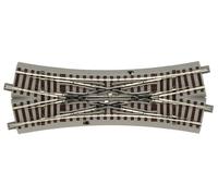 Roco Voie HO Croisement double anglais 61164 geoLINE – 200 mm, rayon 502,7 mm, 22,5°