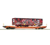 Roco H0 6600179 - Wagons De Transport Gattung Sdgnss/T5, Wascosa, Ép.VI, DC Neuf