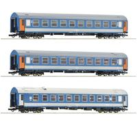 Roco H0 74188 Lot de voitures D 374 / 375 Vindobona / Hongrie de la MAV - NEU...