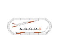 Roco HO 42023 ROCO LINE Kit De Rails H0 Deux Rails Analog Neuf