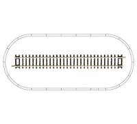 Roco Ovale Rails Minerai Souple + Régulateur Et Transformateur 150 X 100 CM