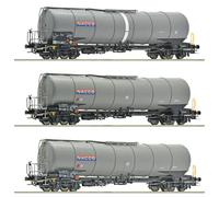 ROCO Set 3x wagons citernes à bogies NACCO ép. VI - HO 1/87 - ROCO 6600197