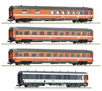 Roco Spur H0 Set 1 Personnenwagen 4-tlg „Arlberg-Express“ ÖBB Neu OVP
