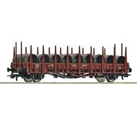 ROCO Wagon plat à ranchers chargé de bobines DB, ép. IV - HO 1/87 - ROCO 6600268
