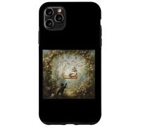 Rococo Chat sur balançoire Vintage Jardin Inspiré Fragonard Coque pour iPhone 11 Pro Max