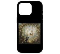Rococo Chat sur balançoire Vintage Jardin Inspiré Fragonard Coque pour iPhone 16 Pro