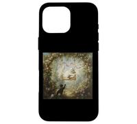 Rococo Chat sur balançoire Vintage Jardin Inspiré Fragonard Coque pour iPhone 16 Pro Max