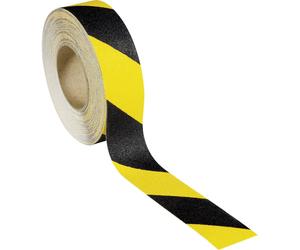 Rocol RS43543 Ruban adhésif antidérapant noir/jaune (L x l) 18.25 m x 50 mm noir, jaune