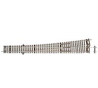 Rail, aiguillage droit gauche 345mm, WI10, 10 degrés, code 83 - ROCO 42490 - HO