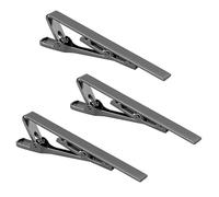 Roctee Lot de 3 pinces à cravate pour homme, 2.28'', Métal non précieux, Pas de gemme
