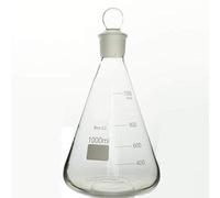Rocwing Erlenmeyer conique gradué en verre borosilicate 3.3 avec arrêt (1000 ML-29/32)