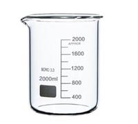 Rocwing Verre doseur Boro 3.3 pour laboratoire (2 l)