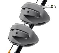 Rod Clips - 2 Piece Non-Slip Gadget Support Tool Rack | Fishing Rod Holder for Beginners Enthusiasts Men Women Family Outdoor Use Beach Boat Vehicle Home Storage and Organization