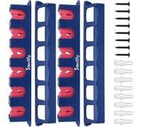 Rod Holder,Set Of 2 Pairs Of Vertical Fishing Rod Brackets,Wall Mount For Garage,Up To 6 Fishing Rods Or Combos 34cm