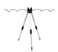 Rod Holder Tripod - Alloy Stand, Adjustable Bracket | Strong Support for Fishing Pole, Multifunction Outdoor Gear for Lake Dock Angling, Sea Casting, Shoreline Trips, River Adventures, Trave