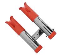 Rod Rack - Tube Fishing Pole Holder, Stainless Steel Angling Support with Sturdy Locking Design, Convenient Rod Storage for Saltwater Freshwater Adventures, Ideal for Marine Boats Kayaks