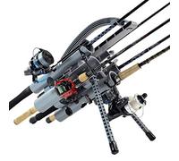 Rod-Runner Pro Canne à pêche Rack - Gris | Portable Canne à pêche Support Caddy