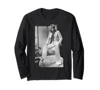 Rod Stewart Faces Singer Veste rayée en 1975 Manche Longue