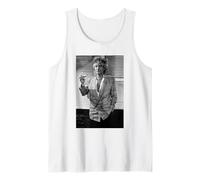 Rod Stewart participe à la tournée londonienne Press for Body Wishes 1983 Débardeur