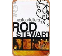 Rod Stewart : VH1 Storytellers Movie Poster rétro en métal pour décoration murale de maison, grotte, bar, club, 20,3 x 30,5 cm