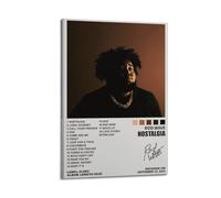 ROD WAVE NOSTALGIA Couverture de l'album signée Limited, couverture d'album de musique, chanteuse pop hip-hop, rap et vedette, décoration murale sur toile pour fille et garçon, adolescent - 30 x 45 cm