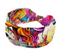 RODAILYCAY Bandeaux pour femmes et filles, bandeau large antidérapant, élastique pour cheveux, bandeau torsadé pour cerveau et bus, accessoires pour cheveux