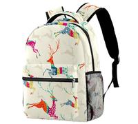 RODAILYCAY Leaves Are Beautiful Sac à dos de voyage pour ordinateur portable, sac à dos de lycée, sac à dos mignon pour homme et femme, Multicolore 9., 29.4x20x40cm/11.5x8x16 in, Décontracté