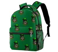 RODAILYCAY Lucky Clover St Patrick's Sac à dos de voyage pour ordinateur portable université lycée Sac à dos pour homme et femme, multicolore 1, 29.4x20x40cm/11.5x8x16 in, Décontracté