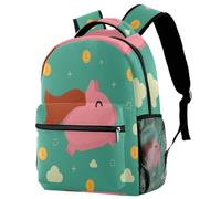 RODAILYCAY Meteor Shower Sac à dos de voyage pour ordinateur portable, sac à dos d'école, sac à dos de grande capacité, sac à dos mignon pour homme et femme, Multicolore 3., 29.4x20x40cm/11.5x8x16 in