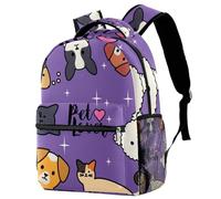 RODAILYCAY Nashville Sac à dos de voyage pour ordinateur portable, université, lycée, grande capacité, sac à dos mignon pour homme et femme, Multicolore 7., 29.4x20x40cm/11.5x8x16 in, Décontracté