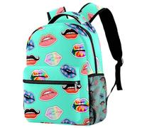 RODAILYCAY Paris Landmark Sac à dos de voyage pour ordinateur portable, sac à dos d'école, sac à dos de grande capacité, sac à dos mignon pour homme et femme, Multicolore 4., 29.4x20x40cm/11.5x8x16 in