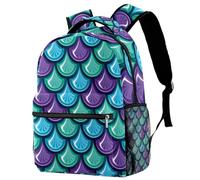 RODAILYCAY Rope & Anchor Sac à dos de voyage pour ordinateur portable, sac à dos de lycée, sac à dos mignon pour homme et femme, Multicolore 3., 29.4x20x40cm/11.5x8x16 in, Décontracté