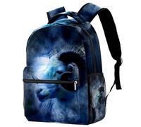 RODAILYCAY Sac à dos de voyage pour ordinateur portable - Horoscope Astrologie Capricorne Zodiaque - Grand sac à dos mignon pour homme et femme, multicolore 1, 29.4x20x40cm/11.5x8x16 in, Décontracté
