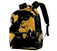 RODAILYCAY Sac à dos de voyage pour ordinateur portable, motif carte de pirate, boussole, sac à dos de lycée, grand sac à dos mignon pour homme, Multicolore 5., 29.4x20x40cm/11.5x8x16 in, Décontracté