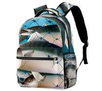 RODAILYCAY Sac à dos de voyage pour ordinateur portable, motif carte de pirate, boussole, sac à dos de lycée, grand sac à dos mignon pour homme, Multicolore 9., 29.4x20x40cm/11.5x8x16 in, Décontracté