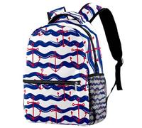RODAILYCAY Sac à dos de voyage pour ordinateur portable Motif chouette et feuille d'érable, multicolore 2, 29.4x20x40cm/11.5x8x16 in, Décontracté
