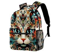 RODAILYCAY Sac à dos de voyage pour ordinateur portable Motif tête de mort rose Grand sac à dos mignon pour homme et femme, Multicolore 6., 29.4x20x40cm/11.5x8x16 in, Décontracté