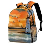 RODAILYCAY Sac à dos pour ordinateur portable Motif Tour Eiffel Paris Amour Sac à dos de lycée Grand sac à dos mignon pour homme et femme, Multicolore 4., 29.4x20x40cm/11.5x8x16 in, Décontracté