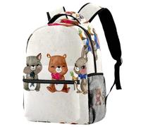 RODAILYCAY Two Seals Sitting on Ice Sac à dos de voyage pour ordinateur portable, sac à dos d'école, grand sac à livres, joli sac à dos pour homme et femme, Multicolore 4., 29.4x20x40cm/11.5x8x16 in