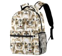 RODAILYCAY Two Seals Sitting on Ice Sac à dos de voyage pour ordinateur portable, sac à dos d'école, grand sac à livres, joli sac à dos pour homme et femme, Multicolore 6., 29.4x20x40cm/11.5x8x16 in
