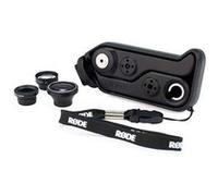 Rode Grip+ Poignée Multiposition de Microphone + Kit de Lentilles pour iPhone 4/4S Noir G