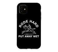 Rode Hard Pot Away Wet Coque pour iPhone 11