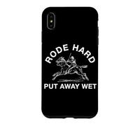 Rode Hard Pot Away Wet Coque pour iPhone XS Max