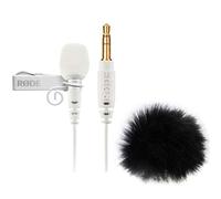 Rode Lavalier GO Microphone Lavalier + bonnette en fourrure Keepdrum WS05 Blanc