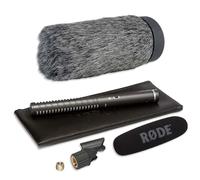 Rode Microphone directionnel NTG-1 avec protection anti-vent en fourrure Keepdrum