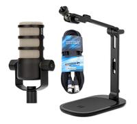 Rode Microphone Podmic avec trépied de table DS-3 et câble Keepdrum XLR